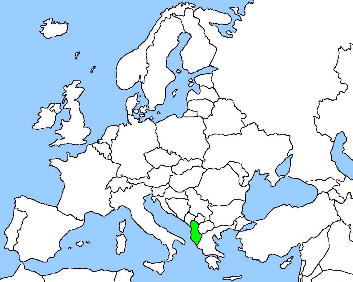 מפה של אלבניה מפת מיקום
