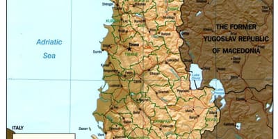 אלבנית המפה הישנה